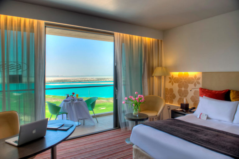Crowne Plaza Yas Island Guestroom with sea view