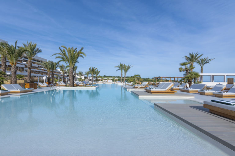 Swimming Pool Fairmont La Hacienda Hotel , La Alcaidesa, Andalucia. Spain